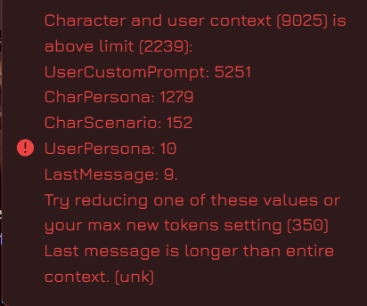 This is your error message