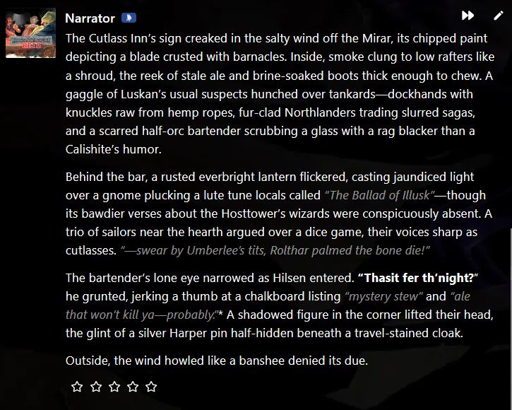 Baldurs Gate example